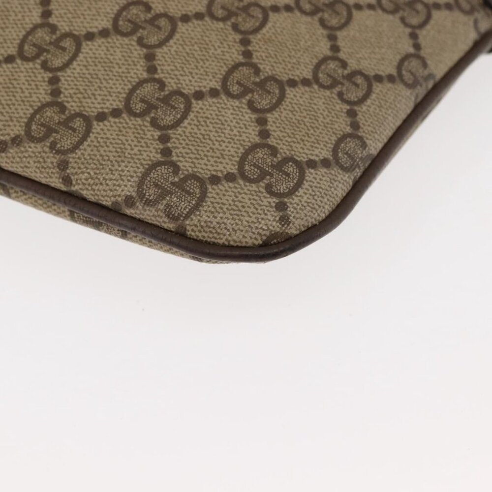 Authentic GUCCI GG Supreme Web Sherry Line Bag PVC Beige Gold 904 02 047 - Picture 3 of 16
